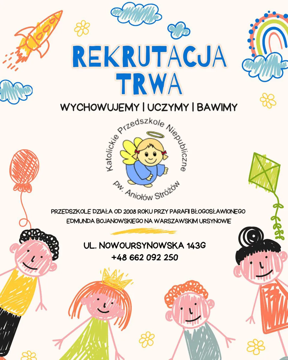 Zapisy do przedszkola Aniołów Stróżów